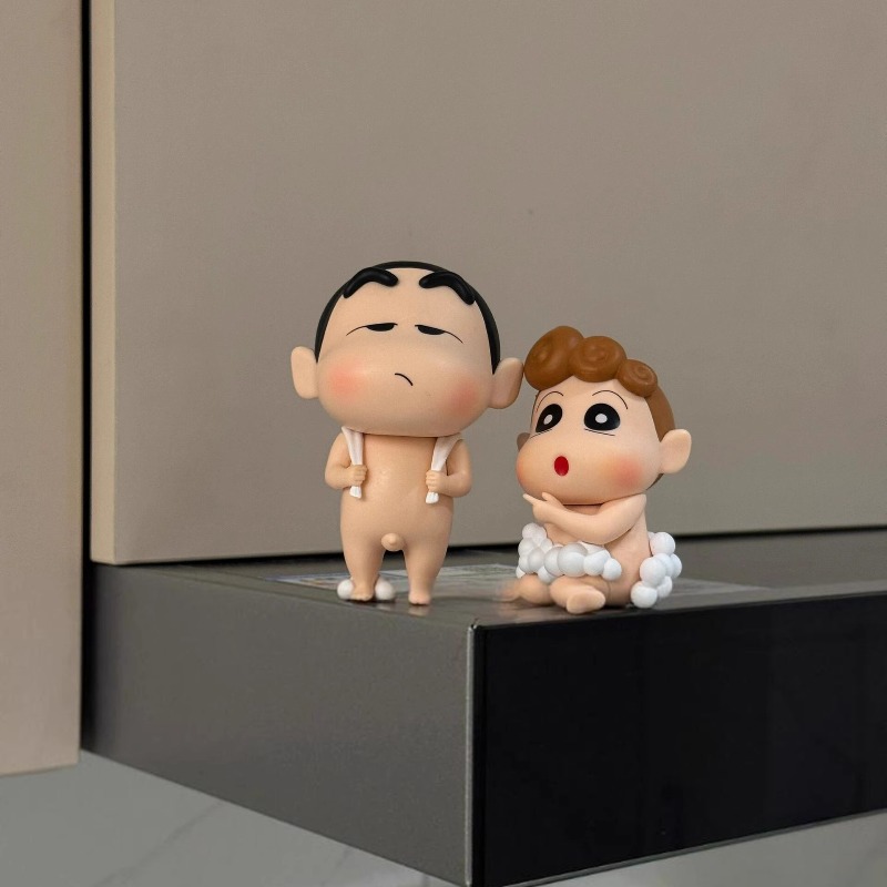 Home Bathroom Decor - Crayon Shin-chan: creatieve badkamerdecoratie, schattig woonaccessoire,