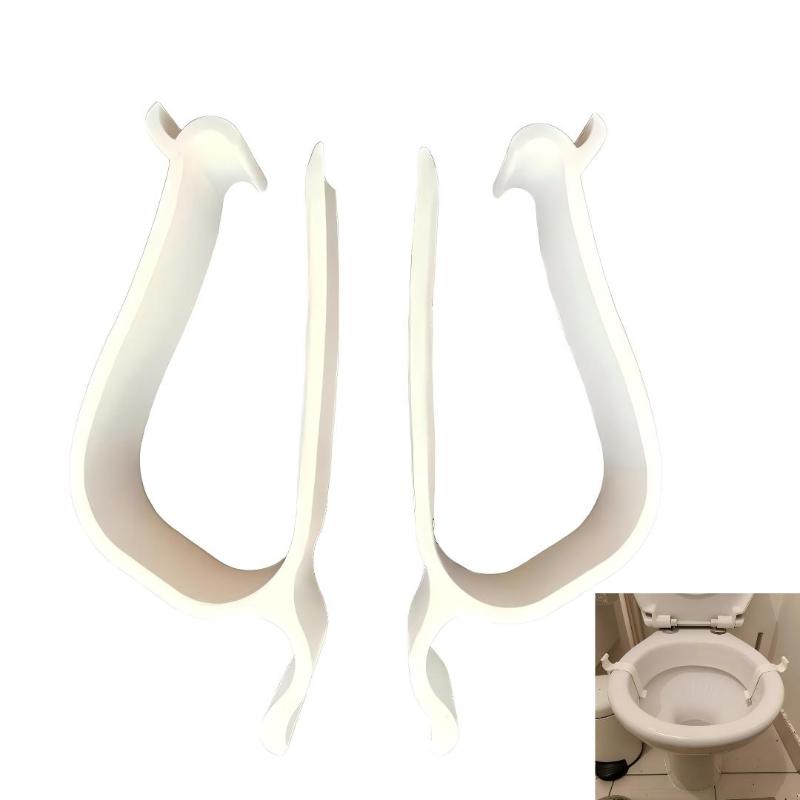 Home Bathroom Repair - 2-delige toiletbril-stabilisatorset, repareert wiebelige, losse toiletdeksels,