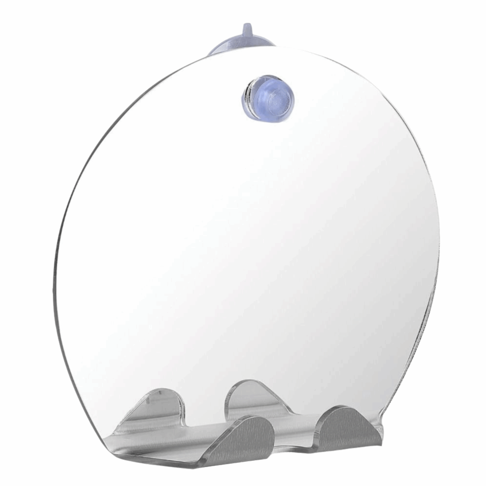 Shaving Mirror Suction - Krachtige Acryl Douchespiegel, Onbreekbaar, Wandmontage, Scheerspiegel,