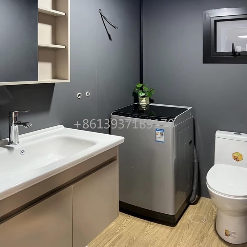 Home Bathroom Layout - Uitbreidbaar mobiel Tiny Home prefab containerhuis