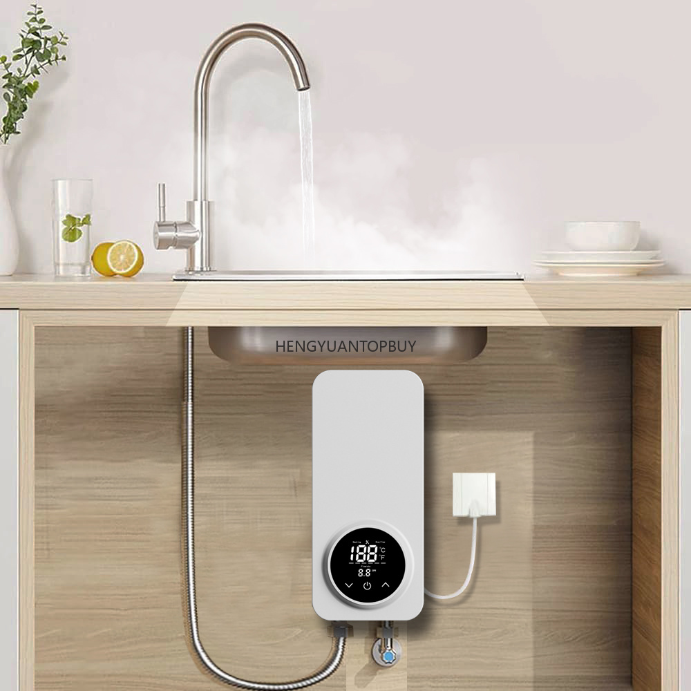 Home Bathroom Geyser - Mini elektrische doorstroomverwarmer voor keuken, horeca,