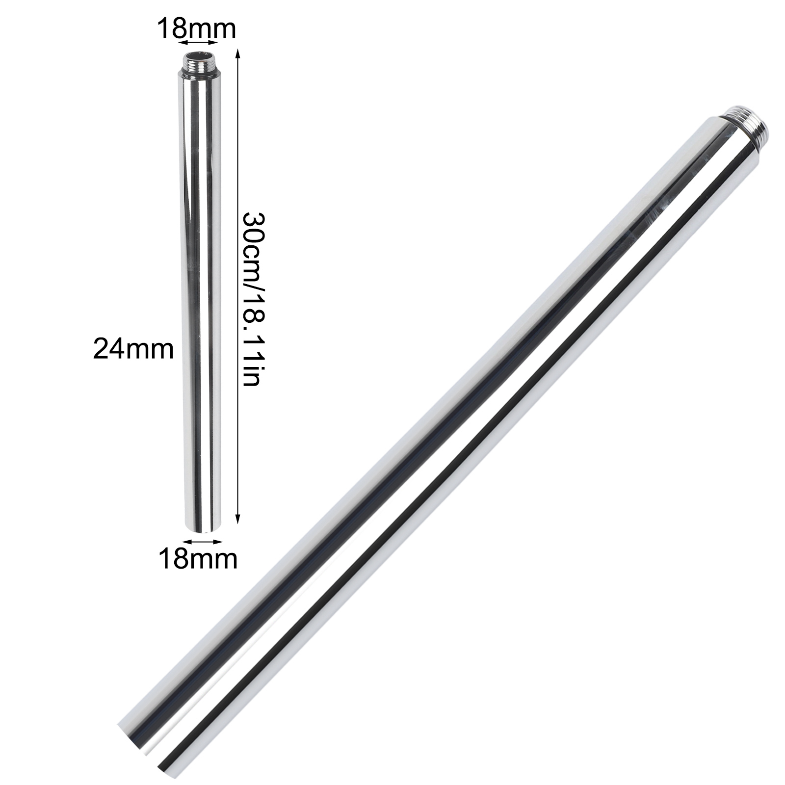 Home Bathroom Faucets - 30 cm Douche Extender Bad Douchesysteem