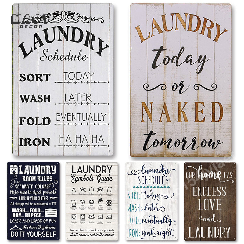Slogan Metalen Tin Bord Wasrui - Home Bathroom Decor recensie en prijs