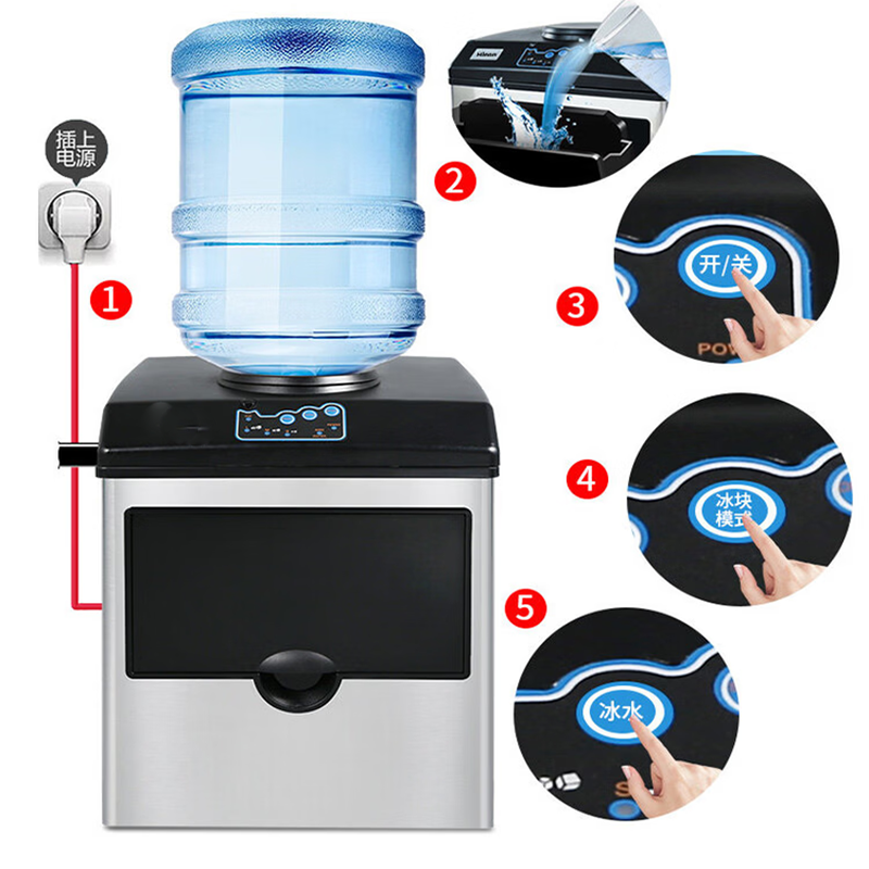 Draagbare ijsmachine voor op h - Home Kitchen & Bathroom recensie en prijs