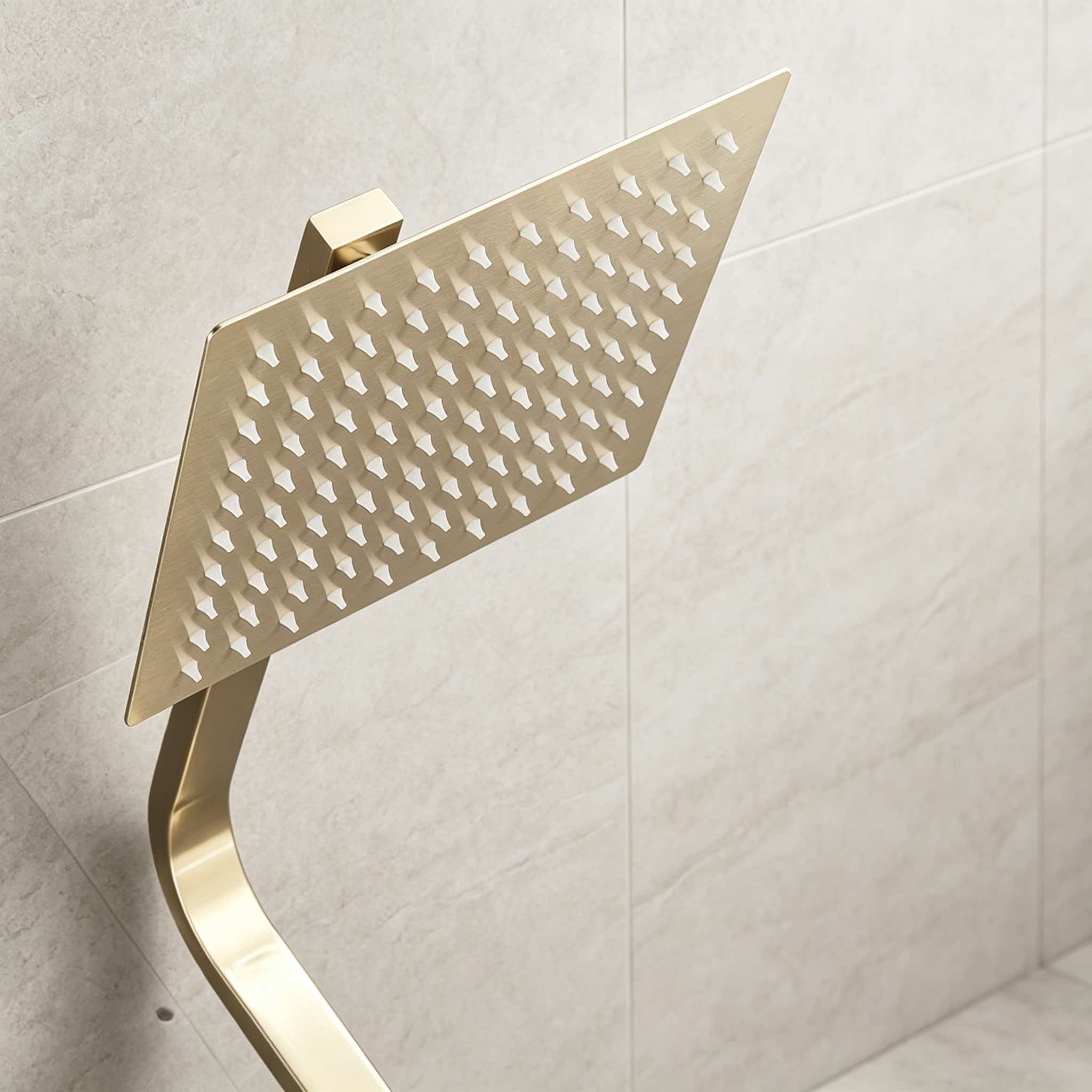 Gouden doucheset van roestvrij - Home Bathroom Faucets recensie en prijs
