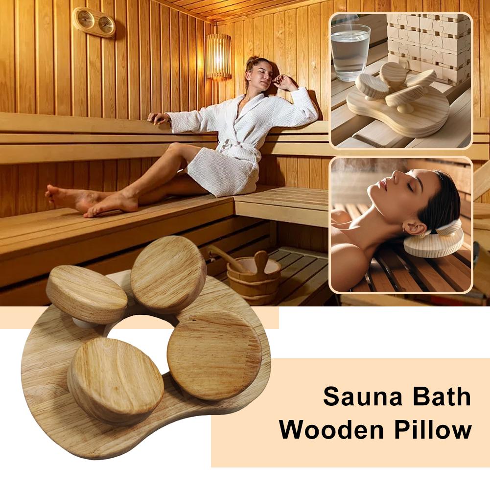 Saunabad Houten kussen Hoofdst - Home Bathroom Sauna recensie en prijs