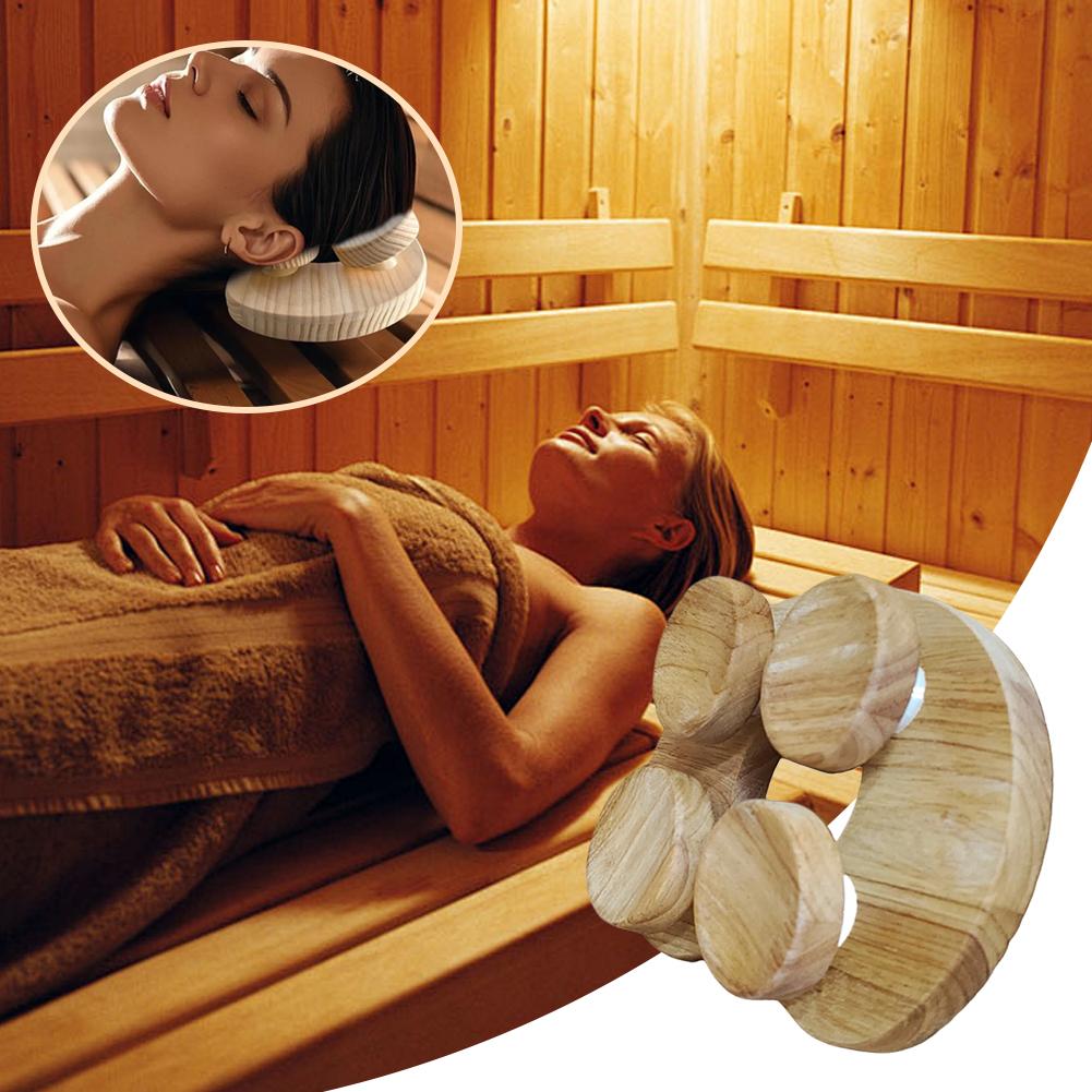 Saunabad Houten kussen Hoofdst - Home Bathroom Sauna recensie en prijs