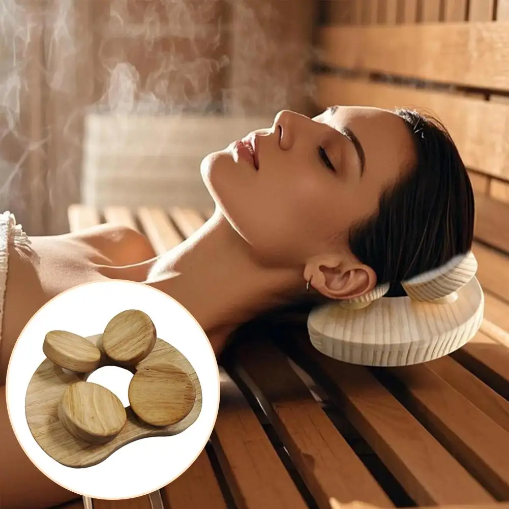 Saunabad Houten kussen Hoofdst - Home Bathroom Sauna recensie en prijs