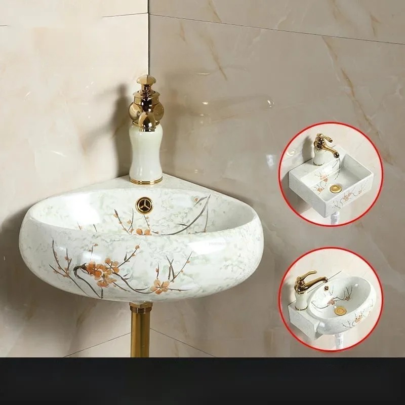 & Keramische Hoekdriehoek Wand - Home Bathroom Decor recensie en prijs