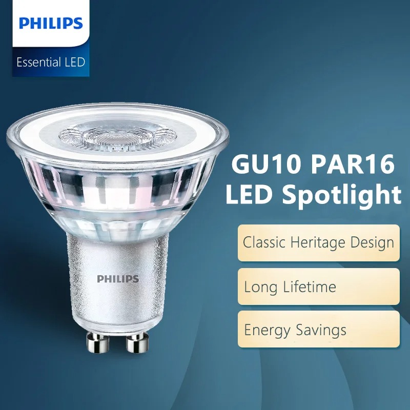 Philips LED GU10 PAR16 Essenti - Philips Bulb Led Classic recensie en prijs