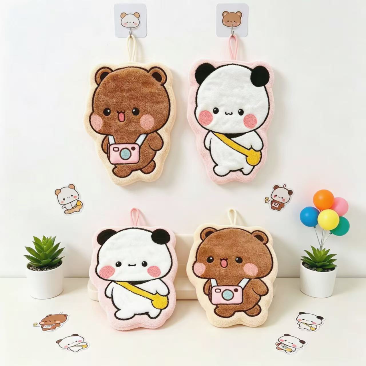 Cartoon Beer Panda Hangende Ha - Home Bathroom Decor recensie en prijs