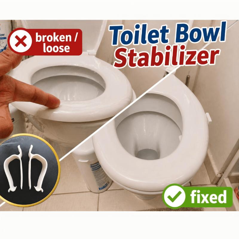 2-delige toiletbril-stabilisat - Home Bathroom Repair recensie en prijs