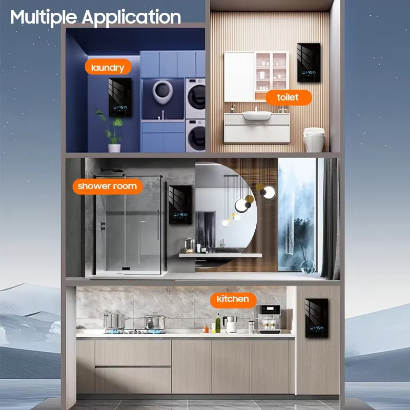 Hoge kwaliteit thuis 8kW 12kW  - Home Bathroom Geyser recensie en prijs