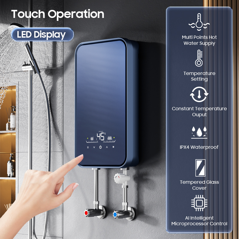 Slimme geïntegreerde elektrisc - Home Bathroom Geyser recensie en prijs