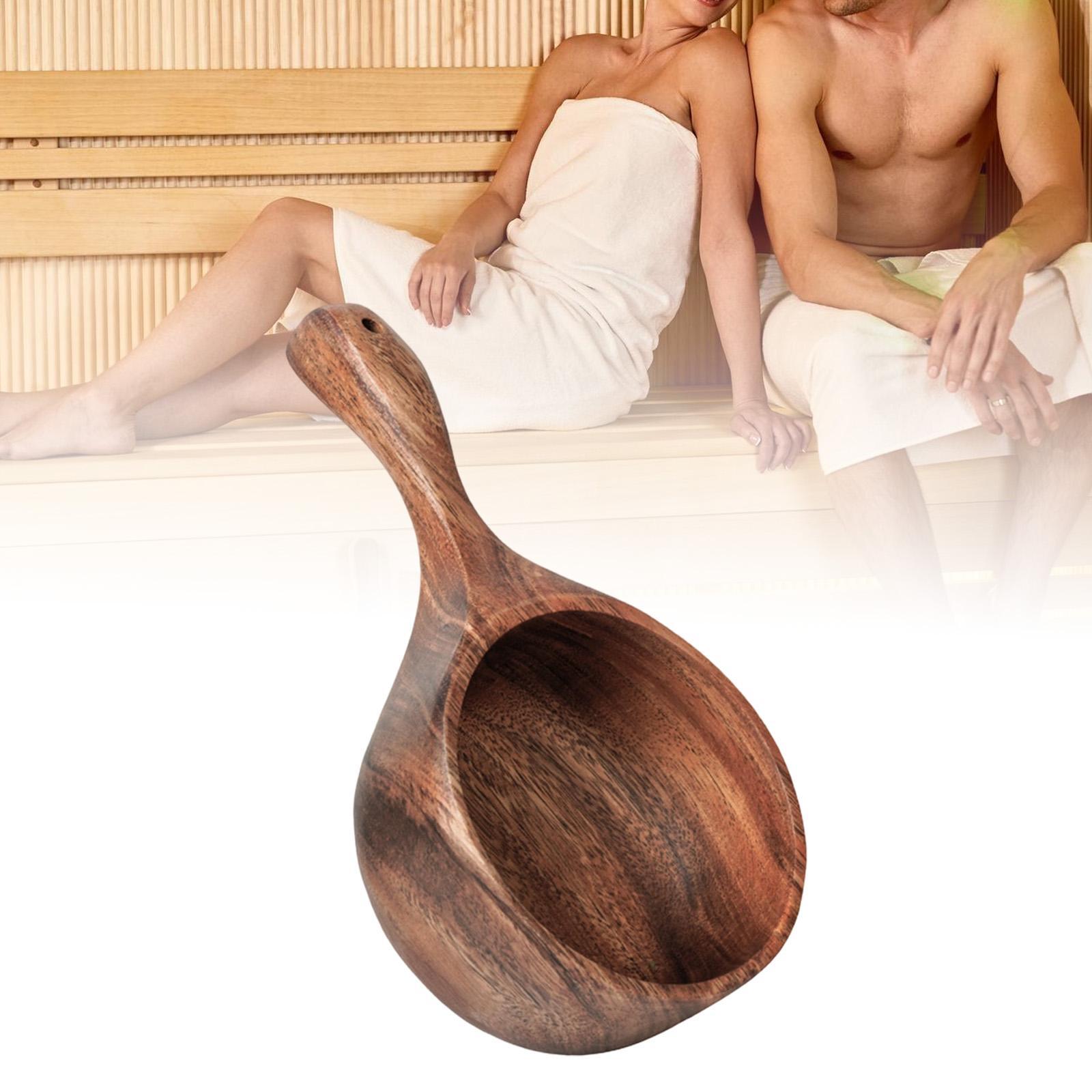Houten saunalepel, badwatersch - Home Bathroom Sauna recensie en prijs