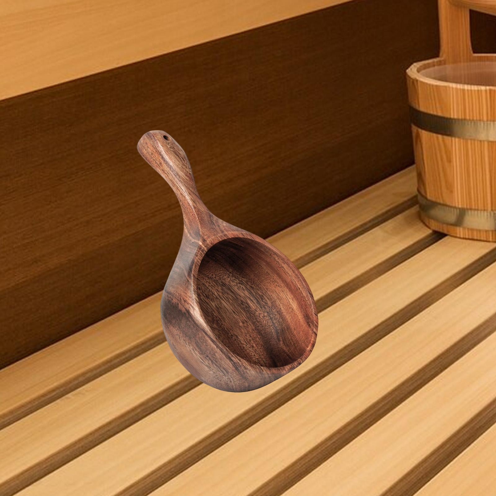Houten saunalepel, badwatersch - Home Bathroom Sauna recensie en prijs