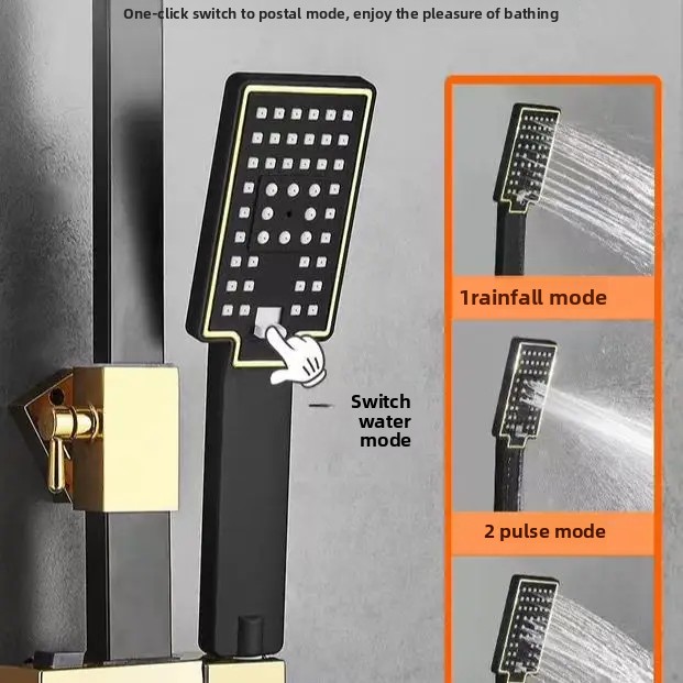 Zwart gouden roestvrijstalen d - Home Bathroom Faucets recensie en prijs