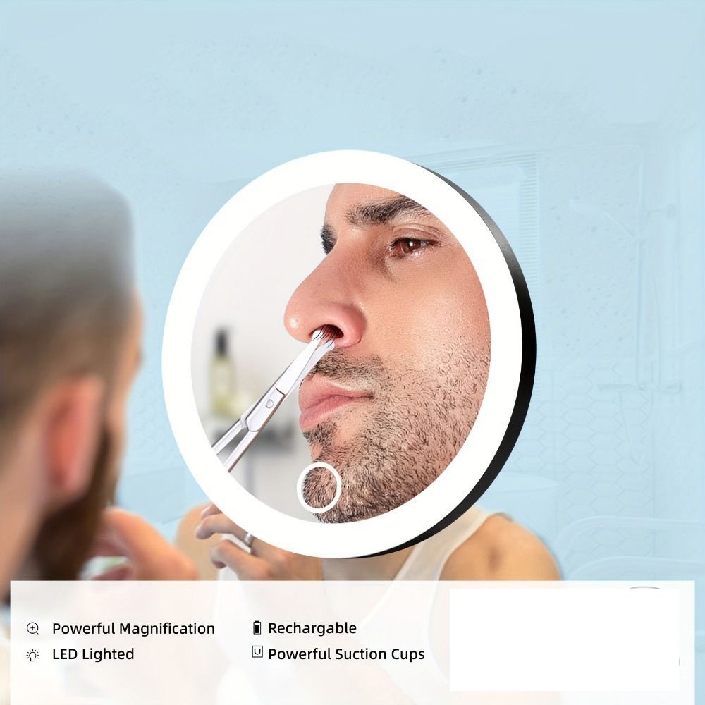 360 °   Verstelbare standaard  - Shaving Mirror Suction recensie en prijs