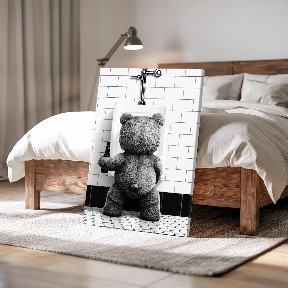 Teddybeer met bier in de badka - Home Bathroom Set recensie en prijs