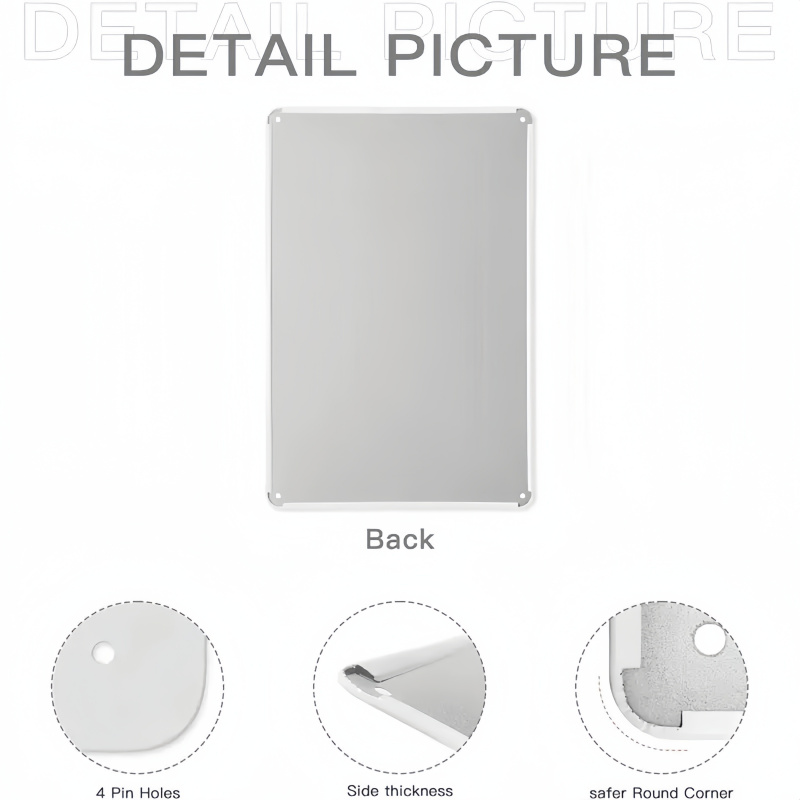 2D platte metalen decorplaat m - Home Bathroom Set recensie en prijs