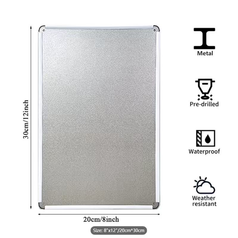 2D platte metalen decorplaat m - Home Bathroom Set recensie en prijs
