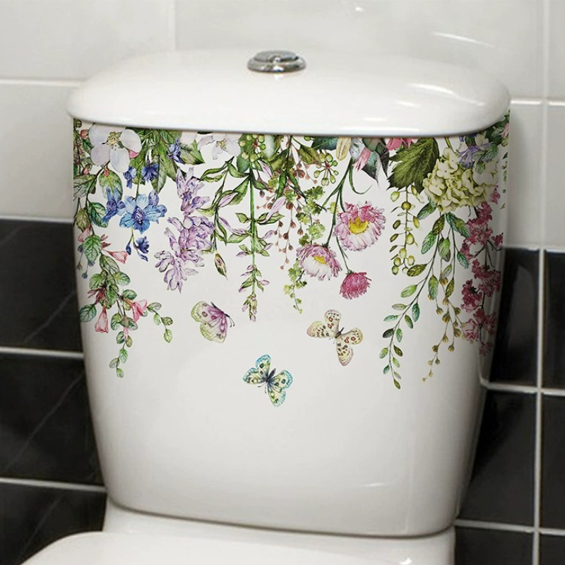 Levendige lente vlinder bloem  - Home Bathroom Layout recensie en prijs