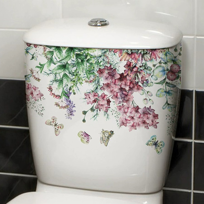 Levendige lente vlinder bloem  - Home Bathroom Layout recensie en prijs