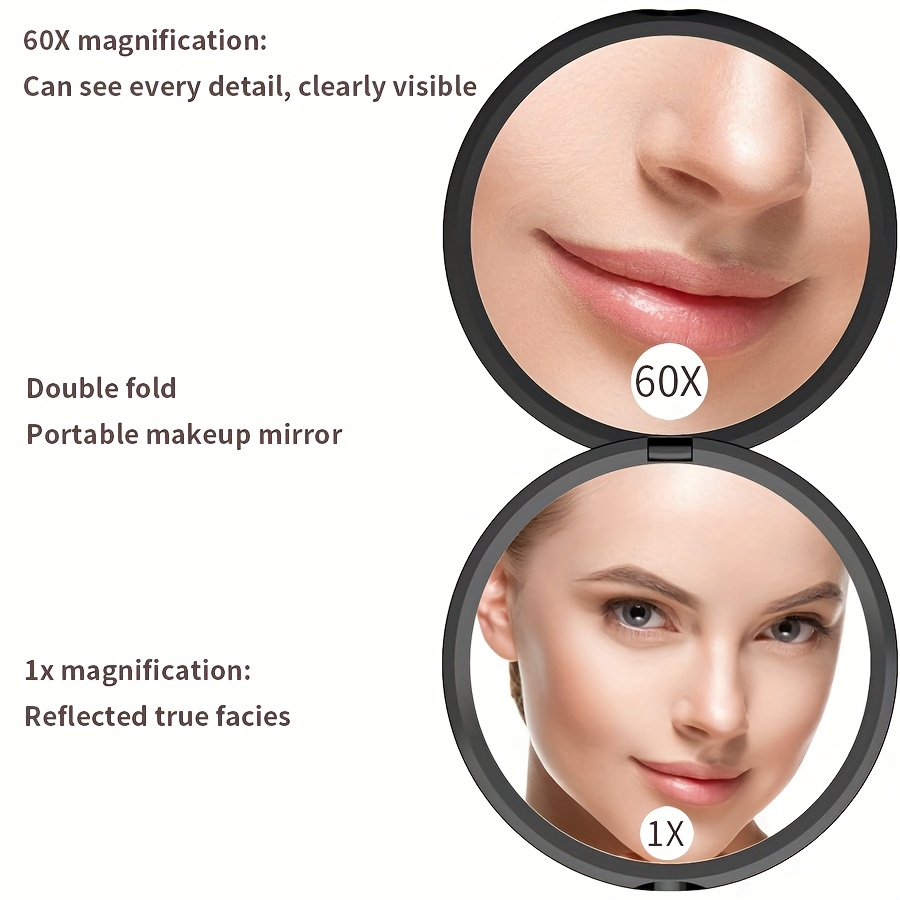 60X draagbare make-upspiegel R - Shaving Mirror Suction recensie en prijs