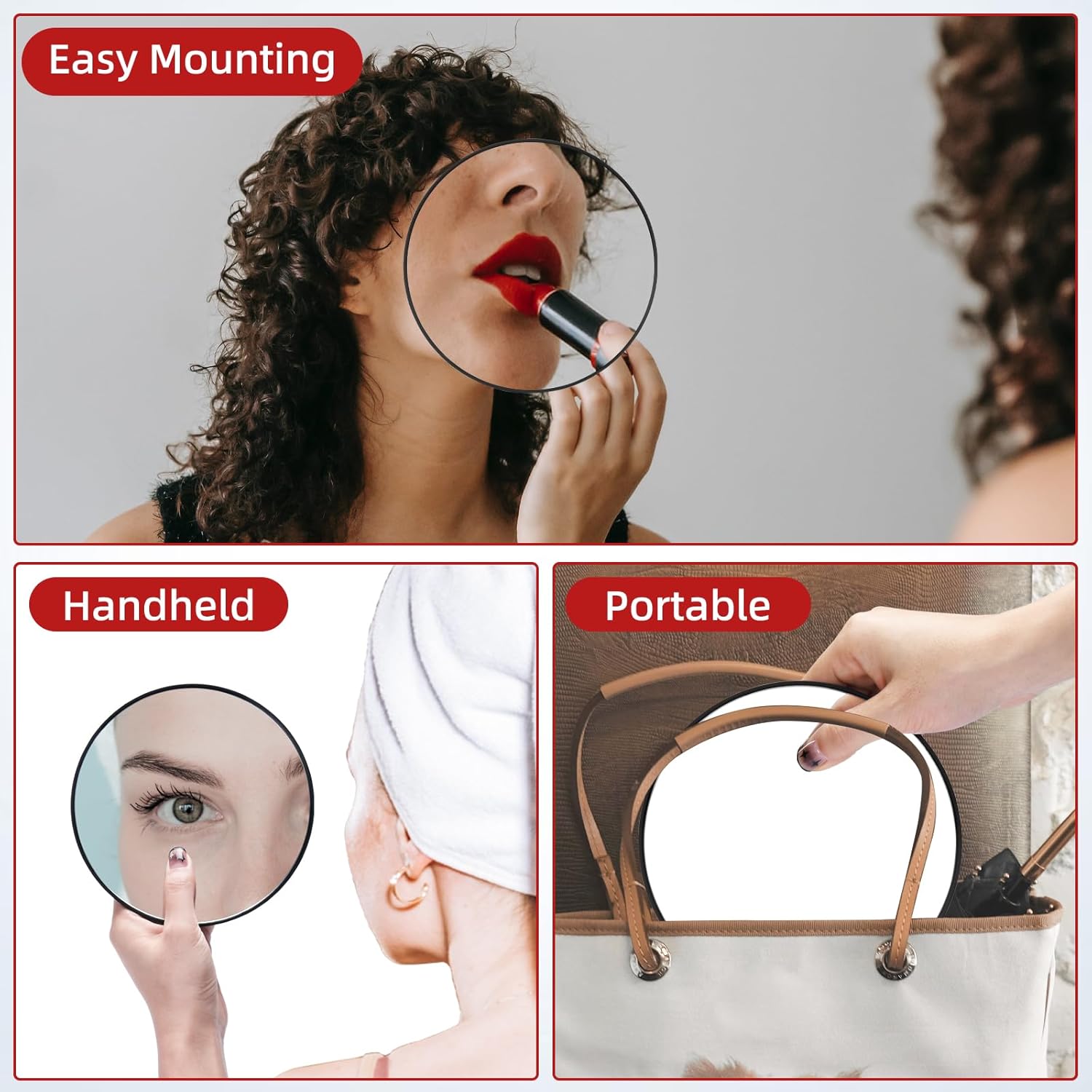 10x vergrotende make-upspiegel - Shaving Mirror Suction recensie en prijs