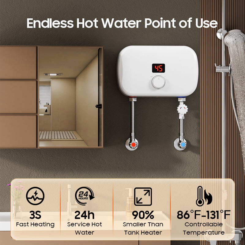 Home Mini 5000W 5500kW Tankloz - Home Bathroom Geyser recensie en prijs